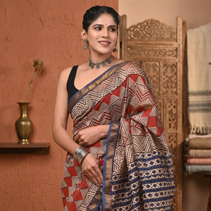 SARI DE SEDA MAHESWARI para OCAZIONES DE BODA - Product Image 3