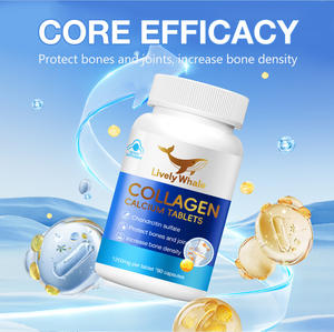 Lebhaftes Wal kollagen Chon droitin Kalzium tabletten Quelle Fabrik OEM ODM Label Anpassung Joint Health <span class=keywords><strong>Supplements</strong></span> - Product Image 3