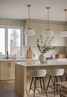 Set Kabinet Dapur Modular Bentuk L dari Baja Anti Karat Ramah Lingkungan dan Tahan Api dengan Desain Modern untuk Penggunaan di Villa dan Apartemen