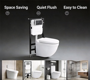 <span class=keywords><strong>Cassetta</strong></span> <span class=keywords><strong>WC</strong></span> a incasso per <span class=keywords><strong>WC</strong></span> e bagno, con doppio scarico e risparmio idrico - Product Image 5