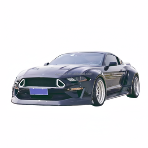 Kit de Carrocería de Fibra de Carbono para Ford <span class=keywords><strong>Mustang</strong></span> 2015-2023 con Guardabarros Anchos Clinched Mejorados, Difusor Delantero, Difusor Lateral y Alerón de Maletero - Product Image 3