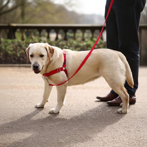 Harnais de corps de chien avec la laisse (M), importé - Product Image 1