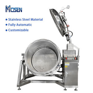 Olla a presión de vapor de acero inoxidable de 200l Industrial, sopa de cola de buey, sopa de cordero, caldo Laksa, maquinaria de olla a presión para procesamiento de alimentos - Product Image 2