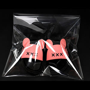 Offre Spéciale emballage en plastique transparent auto-adhésif écologique sacs OPP respectueux de l'environnement pour chaussures sous-vêtements chaussettes fourrure - Product Image 4