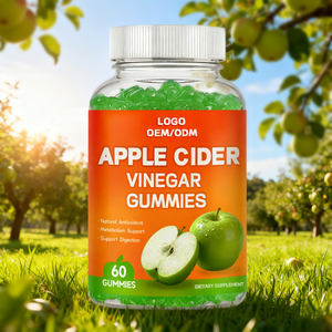 วิตามินกัมมี่แอปเปิ้ลไซเดอร์วิเนการ์แบบออร์แกนิก ยี่ห้อ OEM สำหรับผู้ใหญ่ ช่วยลดไขมัน รสแอปเปิ้ลธรรมชาติ - Product Image 4