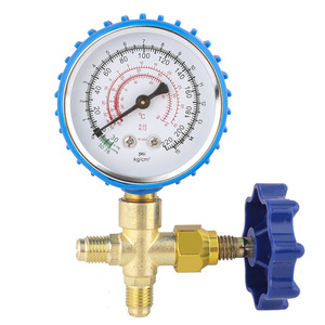 Manomètre de remplissage de réfrigérant CT-466 R22 R134a pour climatiseur de voiture, manomètre haute et basse pression, manomètre de vide - Product Image 2