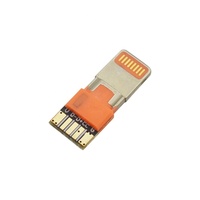 Conector Lightning Macho de 8 Pines con Placa PCB, Tipo Soldadura, Cable DIY para Carga y Transferencia de Datos