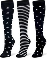 Vente en gros de chaussettes de compression de randonnée en cuivre pour femmes 20-30mmhg pour hommes, bas de soutien pour course à pied, voyage d'allaitement athlétique