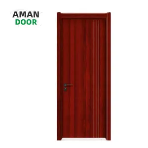 AMAN DOOR product wooden swing entry doors solid wood paint dor