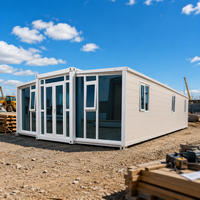 Maison conteneur modulaire pliable respirante avec épaisseur standard/épaissie pour dortoir, maison conteneur et espace de vie