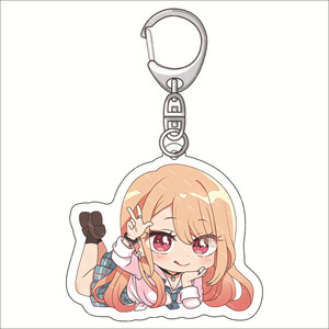 Vente en gros Hot 5CM <span class=keywords><strong>My</strong></span> <span class=keywords><strong>Dress</strong></span>-<span class=keywords><strong>Up</strong></span> <span class=keywords><strong>Darling</strong></span> Kitagawa Marin Cartoon Anime Acrylique Porte-clés - Product Image 2
