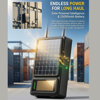 Traceur GPS Cellulaire Satellite 4G Hybride avec Batterie Longue Durée 25000mAh, Étanchéité IP68, Stockage Cloud et Application Logistique Transfrontalière