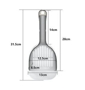 Pala de arena para gatos personalizada al por mayor con pala de heces integrada para inodoro de mascotas y accesorios para cajas de arena para gatos - Product Image 6