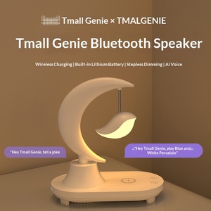 Tmall Genie pour enceinte avec lumière d'ambiance - Design moderne, cadeau du Nouvel An pour filles, cadeau d'anniversaire haut de gamme pour meilleures amies - Product Image 5