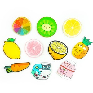 <span class=keywords><strong>Imanes</strong></span> de <span class=keywords><strong>nevera</strong></span> magnéticos de frutas suaves y adorables - Pegatinas de fotos ecológicas con diseño coreano de dibujos animados para Pascua, graduación y educación temprana - Product Image 5
