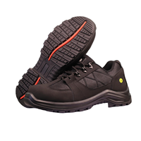 Bottes de sécurité AOXIANG unisexes en cuir microfibre nubuck, antistatiques, isolantes électriques, avec embout en acier, anti-perforation, pour le travail en hiver