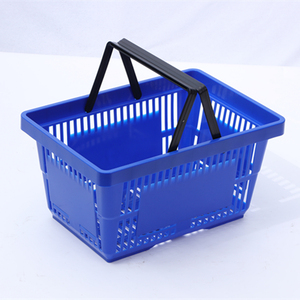 Panier à provisions en plastique de poche d'achats de magasins de détail avec le logo libre imprimé - Product Image 3
