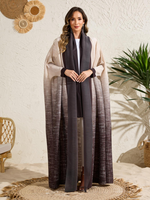 Abaya élégante OEM 2026 – Vêtement islamique grande taille, longue veste, robe de soirée plissée Miyake pour femme, modeste, Ramadan, trench ouvert