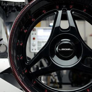 Roue concave OEM 2 pièces moyeu forgé roue sport concave profonde en fibre de carbone 18 19 20 21 22 24 26 pouces voitures de tourisme 5x120 - Product Image 6