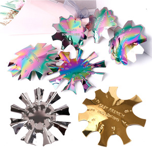 Cutter à <span class=keywords><strong>ongles</strong></span> français en acier inoxydable pour découpe facile de plaques métalliques, outils de conception DIY, modèle de plaque à <span class=keywords><strong>ongles</strong></span> française, outil de découpe pour <span class=keywords><strong>ongles</strong></span> français - Product Image 2