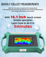 ADMT-300S-X layar sentuh 3D, pendeteksi pencari air bawah tanah kedalaman 100M-300M, saluran tunggal 3D
