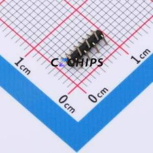 ZX-PZ1.0-1-8PWZ Pin Header SMD,P=1mm Connector ( Pin Structure: 1x8P )( Pitch: 1mm )( Round Pin / Square Pin: Pin Header ) - Product Image 2