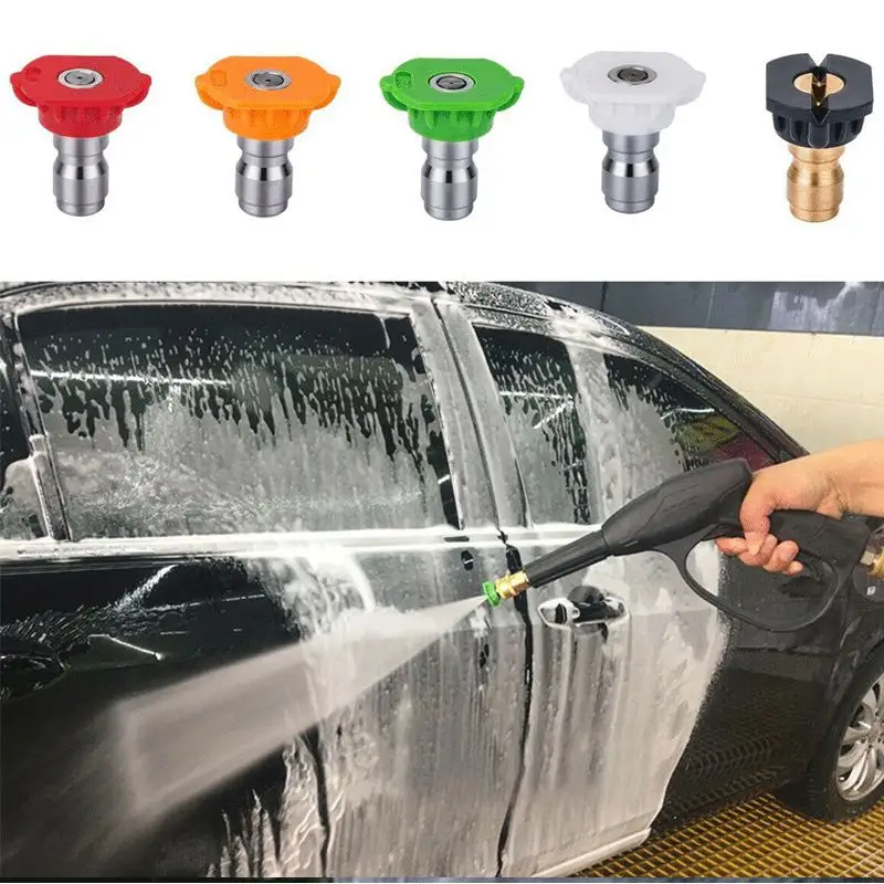 Araba yıkama yüksek basınçlı su tabancası yıkama sabun köpük püskürtme püskürtücü memeleri hızlı bırakma araba aksesuarları yüksek basınçlı temizleyici
