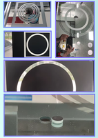 Machine de traitement du verre miroir CNC laser Founder, machine intelligente de fabrication de miroirs LED, machine de sablage laser, système SYNTEC 730SA