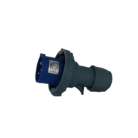 Prise électrique industrielle étanche HFE IP67 2P+E 3PIN 32A 220V, mise à la terre standard, câble flexible 2,5-6 mm, modèle HFN-0232