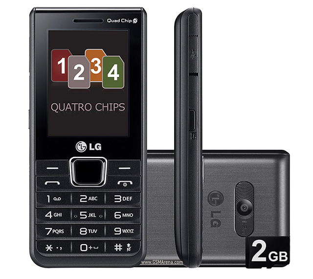 Keypad Phone for LG A395 Quad Sim Feature Phone 4 Sim Cards Mp3 FM GSM 2G Mobile Phone Big Button Cellphone High Quality Mobile
