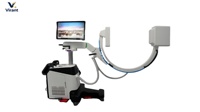 Système de radiographie mobile vétérinaire à arceau en C avec fluoroscopie en temps réel pour la chirurgie orthopédique des animaux et l'inspection des corps étrangers