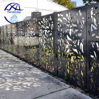 Vallas Decorativas de Aluminio Cortadas con Láser, Paneles Decorativos Cortados con Láser, Panel de Valla de Privacidad, Pantalla Exterior