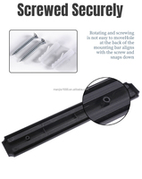 Manjia support de rangement de cuisine de bonne qualité, présentoir d'outils magnétiques en plastique support de couteaux magnétiques pour barre de couteaux magnétiques muraux