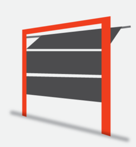 La porte de garage automatique résidentielle de luxe isolée en mousse PU 16x7 avec fenêtres - Product Image 6