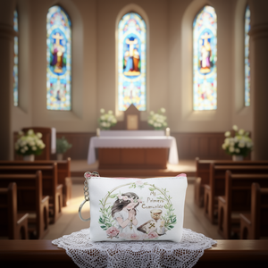 Monedero Primera Comunión 12x9cm Para Niñas Decoración Religiosa Elegante - Product Image 3