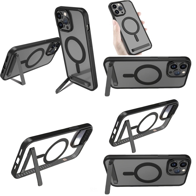 Phone Covers Wholesale Magnetic Stand Mobile Phone Cover for iPhones 15 Pro Max 17 Air 16 Pro Max 15 14 13 12 11 Custom Case