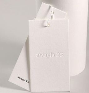 Custom Luxury Hanging Label With <b>String</b> Special Swing Paper Product Tags Paper Hang Tag for Clothing Garment - Product Image 3