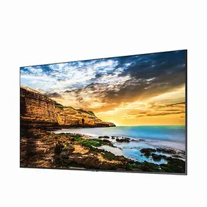 An der Wand montiertes LED-Display mit Hintergrund beleuchtung und anpassbarem Werbe bildschirm für Inhalte und Dienstleistungen 32 43 55 65 Zoll Digital Signage