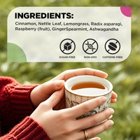 Thé de camomille Chinaherbs pour la récupération post-partum, feuille de framboisier rouge, équilibre hormonal, soutien de l'humeur, femmes enceintes, sachets emballés en boîtes