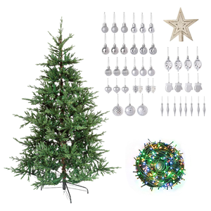 Arbre de Noël décoratif de vacances en PVC PE mélangé en plastique vert <span class=keywords><strong>sapin</strong></span> à charnière de qualité supérieure pour les fournisseurs d'arbres - Product Image 3