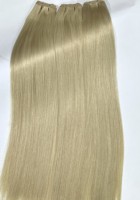 Extensions de cheveux naturels Remy européens doublement étirés, grande quantité en stock, couleur, longueur et densité personnalisables, pour tissage de cheveux