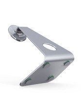 Support de téléphone portable magnétique de bureau en alliage d'aluminium avec angle réglable à 360 degrés, étanche pour usage domestique