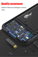Étui de charge sans fil ultra-fin pour iPhone XS Max avec batterie Li-Polymère 7000-8000mAh, design ultra-plat