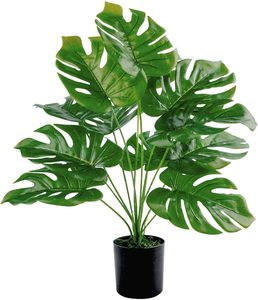 6ft Artificielle Monstera Plante avec Feuilles En Plastique Intérieur Faux <span class=keywords><strong>Jardin</strong></span> Déco pour Salon Porche <span class=keywords><strong>Balcon</strong></span> Cadeau D'anniversaire - Product Image 3