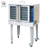 Four à convection commercial double couche CHEFMAX de style américain, four à gaz et électrique, four à tandoor, four à convection pour boulangerie