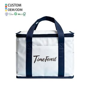 Custom Logo Reusable <b>Insulated</b> <b>Lunch</b> Bag for Home Office Daily Use Kids School Meal Storage Adults Food Preservation - Product Image 1