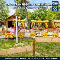 Mini-train électrique sur rails pour parc d'attractions, manège de fête foraine pour enfants, à vendre