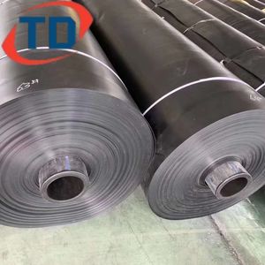 Geomembrana Impermeable Azul Verde para Revestimiento de Piscifactorías 0.75mm 1mm 1.5mm Revestimiento para Estanques de Camarones Geomembrana de HDPE 60mil 500micron - Product Image 1