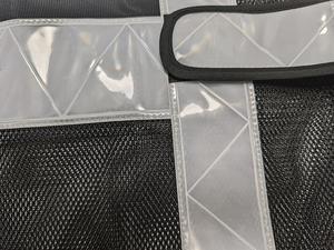 صدرية سلامة قيادة حركة المرور شبكة سوداء قابلة للتعديل - Product Image 6