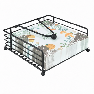 Porta Servilletas Metálico Moderno, Nuevo Diseño Personalizado, Porta Servilletas para Mesa de Comedor, Cocina, Restaurante, Hotel - Product Image 1